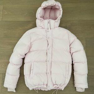 TNA super puff jacket - size XXS - pink